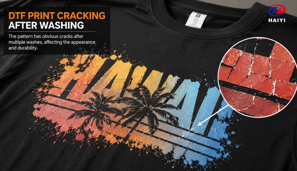 Why Do DTF Prints Crack After Washing?