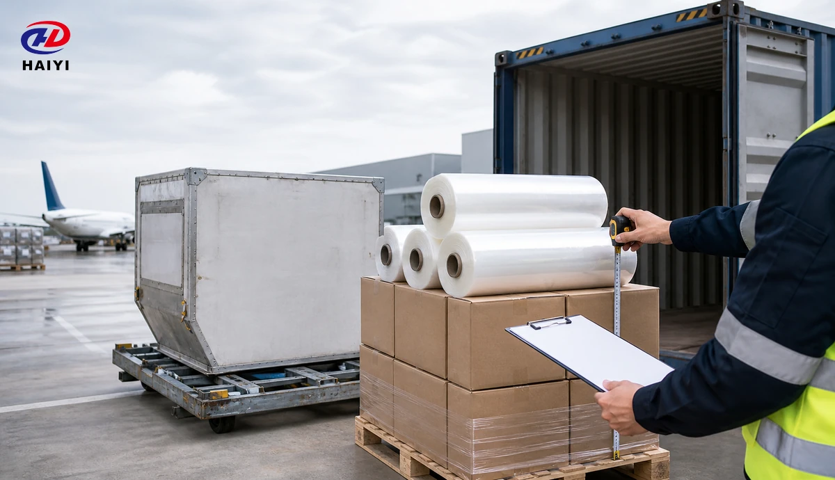 Comparing air and sea freight options for importing DTF film