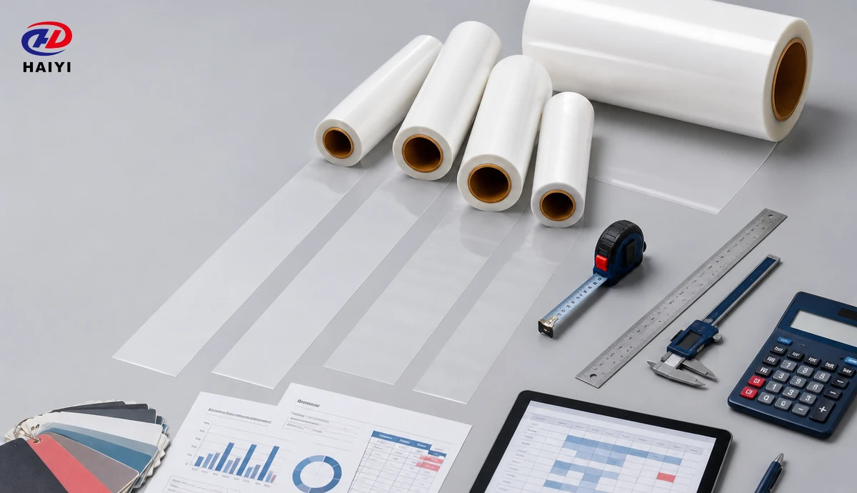 Different DTF film roll sizes measured and compared for quote normalization