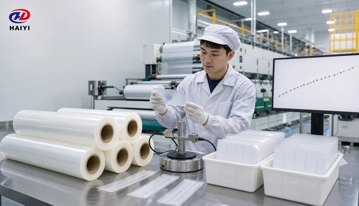 DTF film factory quality control for surface resistance and batch release