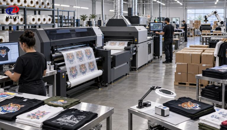 Automated DTF printing facility and quality control in 2026